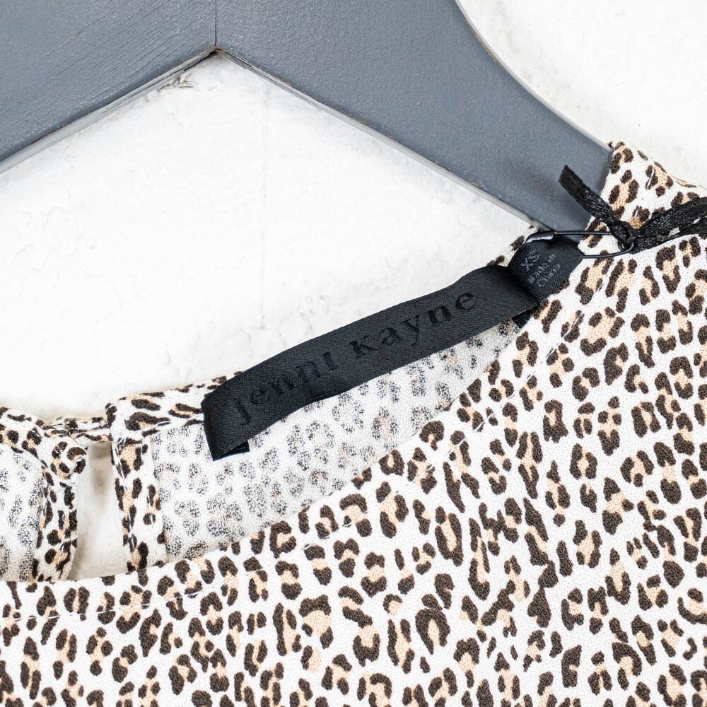 Jenni Kayne Leopard T-Shirt Dress Size XS $315 - Picture 3 of 14